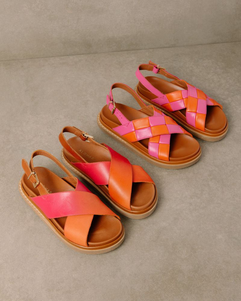 Sandales Alohas Marshmallow Rose Orange Femme | CYA-40144211