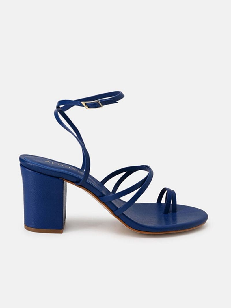 Sandales Alohas Mochi Bleu Femme | QEI-88788433