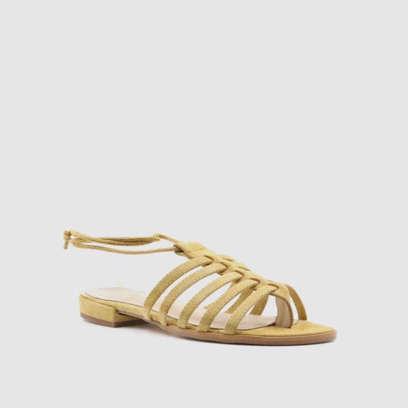 Sandales Alohas Giselle Jaune Femme | XXF-37955486