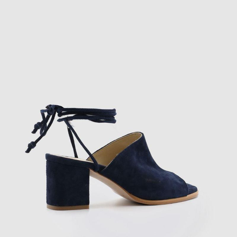 Mules Alohas Jolie Bleu Marine Femme | FJJ-67091475