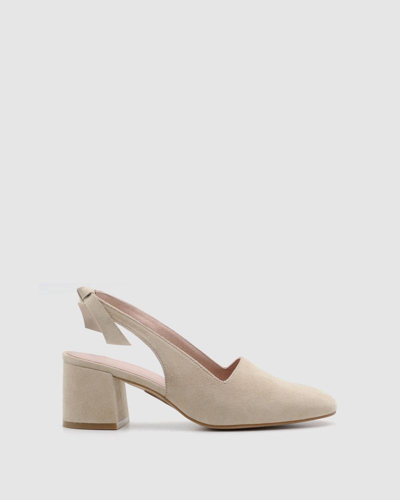 Mules Alohas Charlotte Beige Femme | AAN-85931855