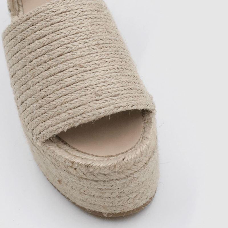 Espadrillas Alohas Ibizas Xl Raffia Beige Femme | OOW-36305602