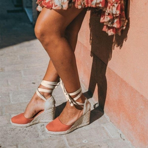 Espadrillas Alohas Clara By Day Orange Femme | CNI-91715328