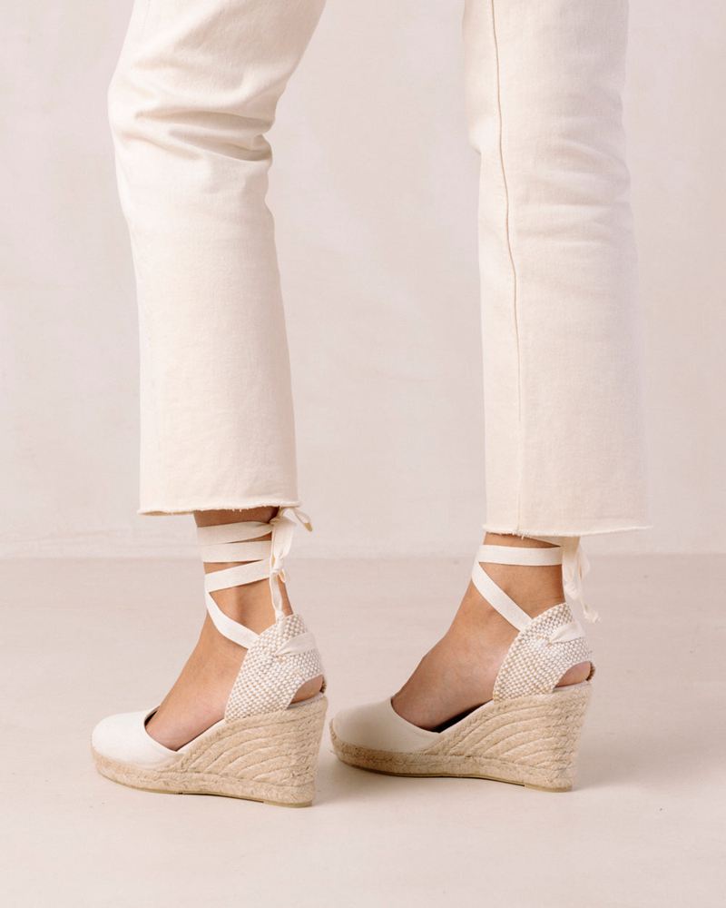 Espadrillas Alohas Clara By Day Blanche Femme | CDE-41890377