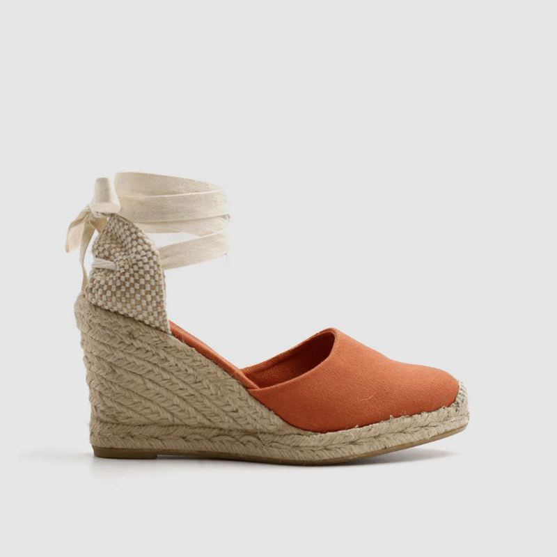 Espadrillas Alohas Clara By Day Orange Femme | CNI-91715328