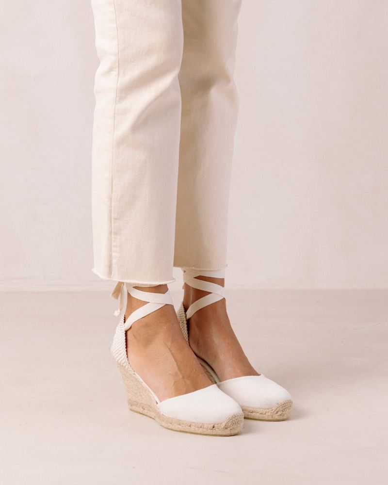 Espadrillas Alohas Clara By Day Blanche Femme | CDE-41890377