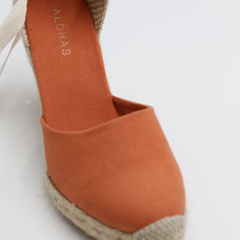 Espadrillas Alohas Clara By Day Orange Femme | CNI-91715328