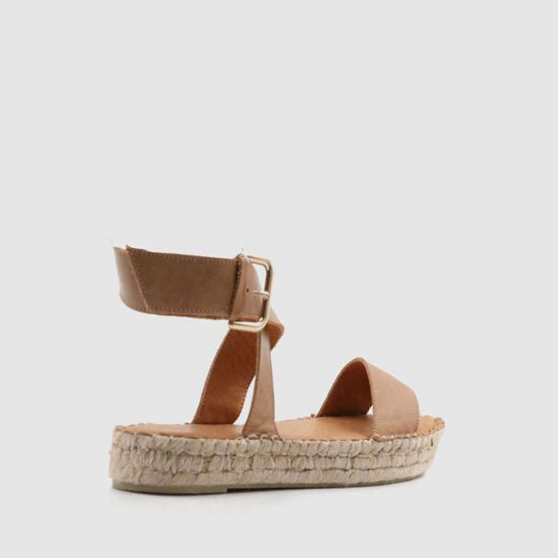 Espadrillas Alohas Venus Marron Femme | NKH-31439509