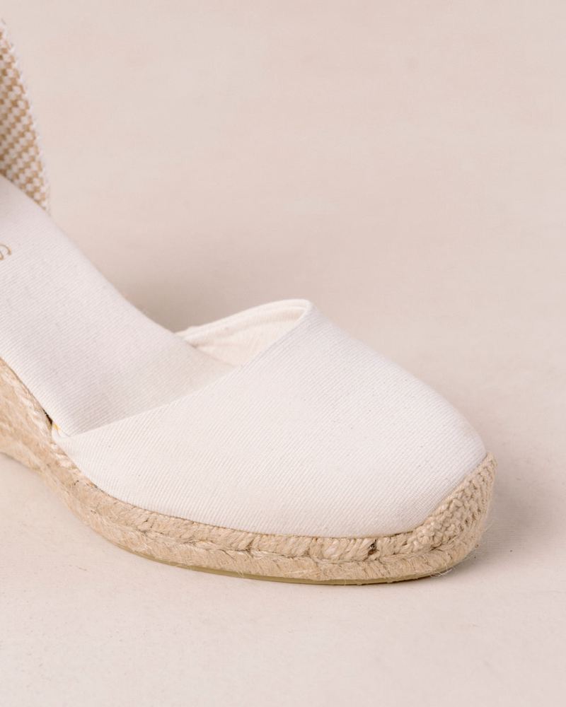 Espadrillas Alohas Clara By Day Blanche Femme | CDE-41890377