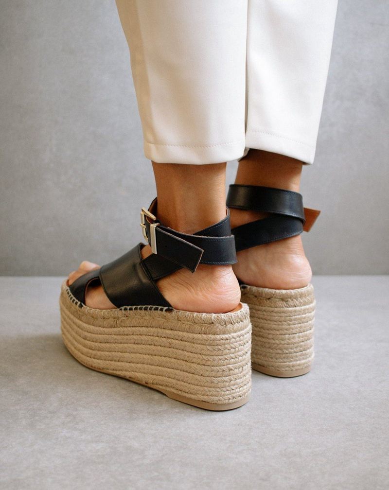 Espadrillas Alohas Willow Noir Femme | XPI-99730080