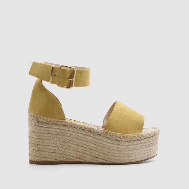 Espadrillas Alohas Karmen Jaune Femme | LJJ-71583962