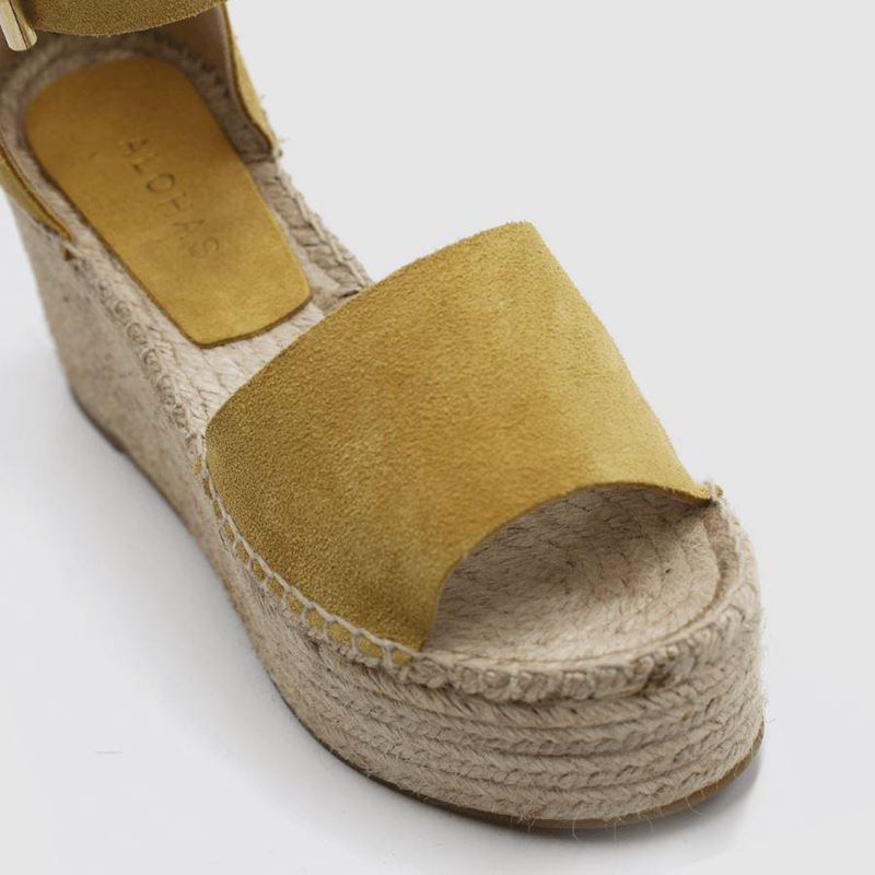 Espadrillas Alohas Karmen Jaune Femme | LJJ-71583962