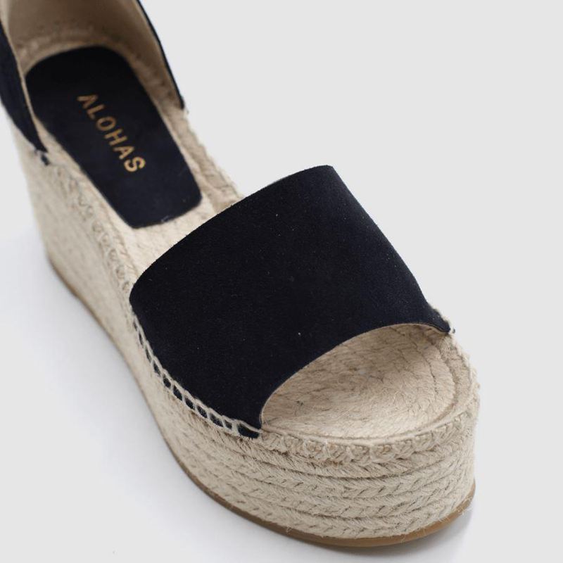 Espadrillas Alohas Karmen Bleu Marine Femme | ZBT-89835516