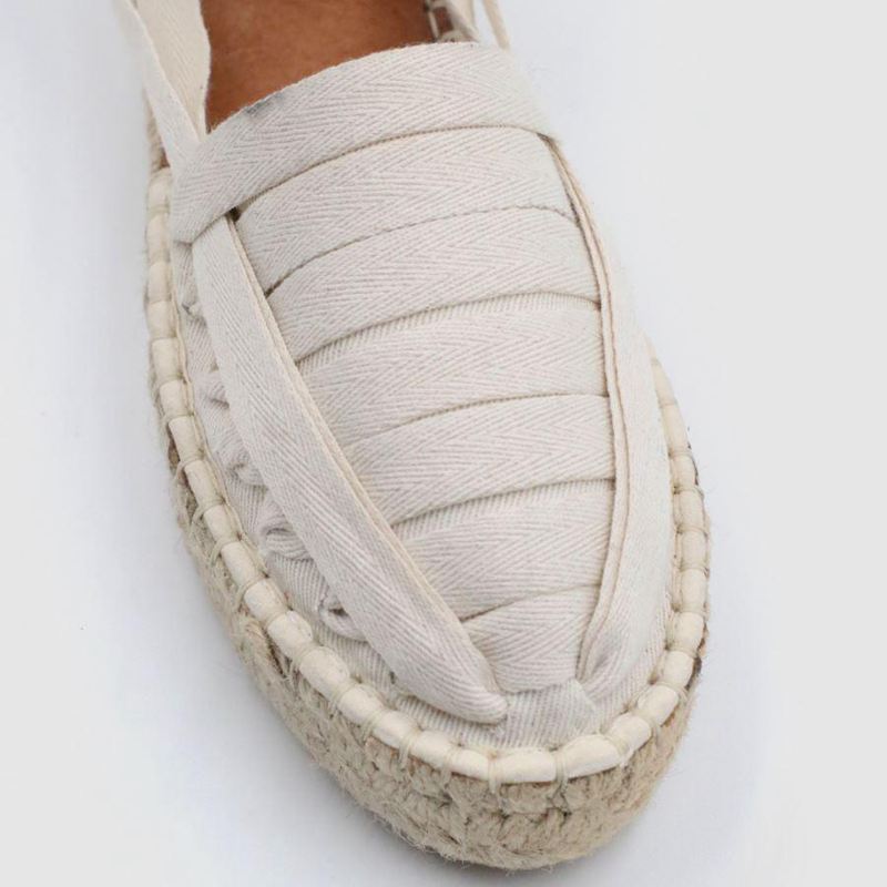 Espadrillas Alohas Jakarta Blanche Femme | WCI-94013441