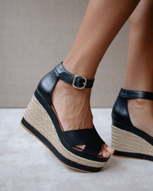 Espadrillas Alohas Citronella Plain Noir Femme | IPP-17660932