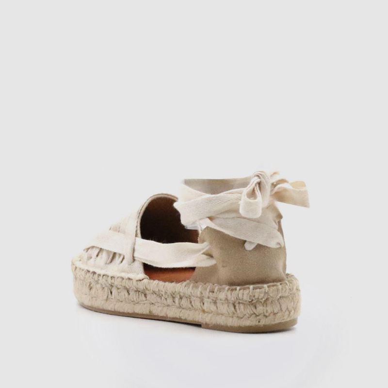 Espadrillas Alohas Jakarta Blanche Femme | WCI-94013441