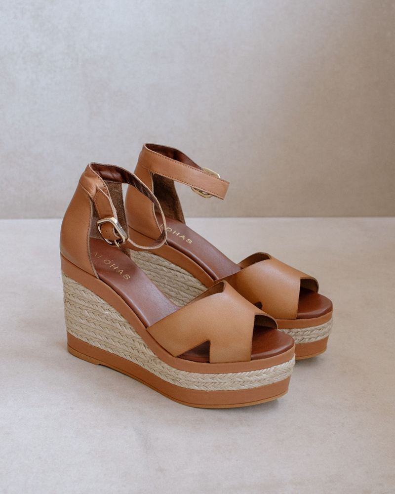 Espadrillas Alohas Citronella Plain Marron Femme | RCC-34778853