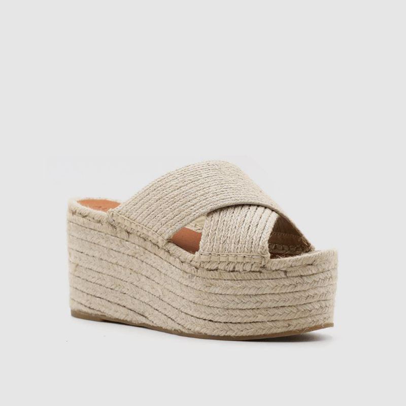 Espadrillas Alohas Bali Beige Femme | LPF-45252890