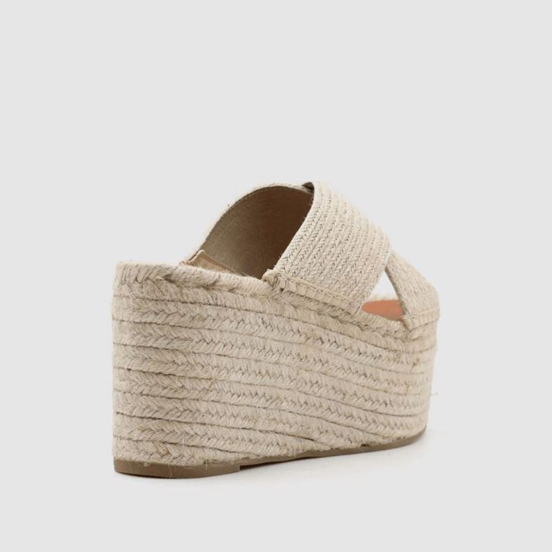 Espadrillas Alohas Bali Beige Femme | LPF-45252890