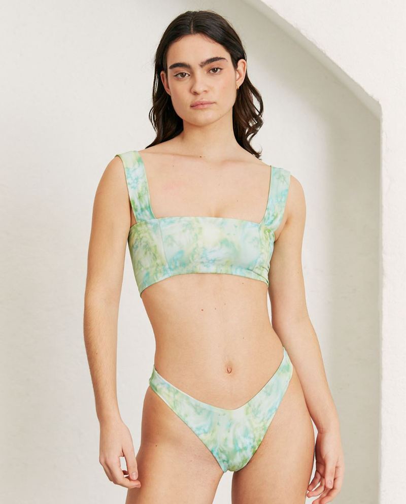 Maillots De Bain Alohas The Square Turquoise Femme | NGI-81691370