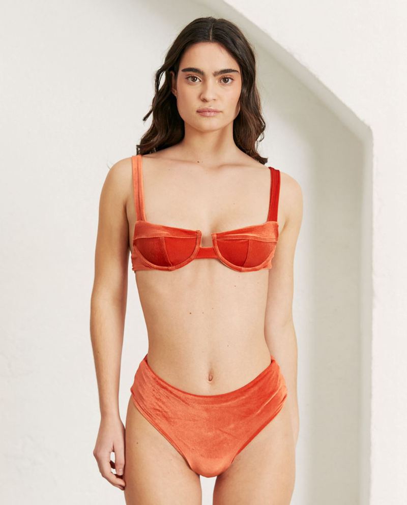 Maillots De Bain Alohas The Loop Orange Femme | BVD-66816977