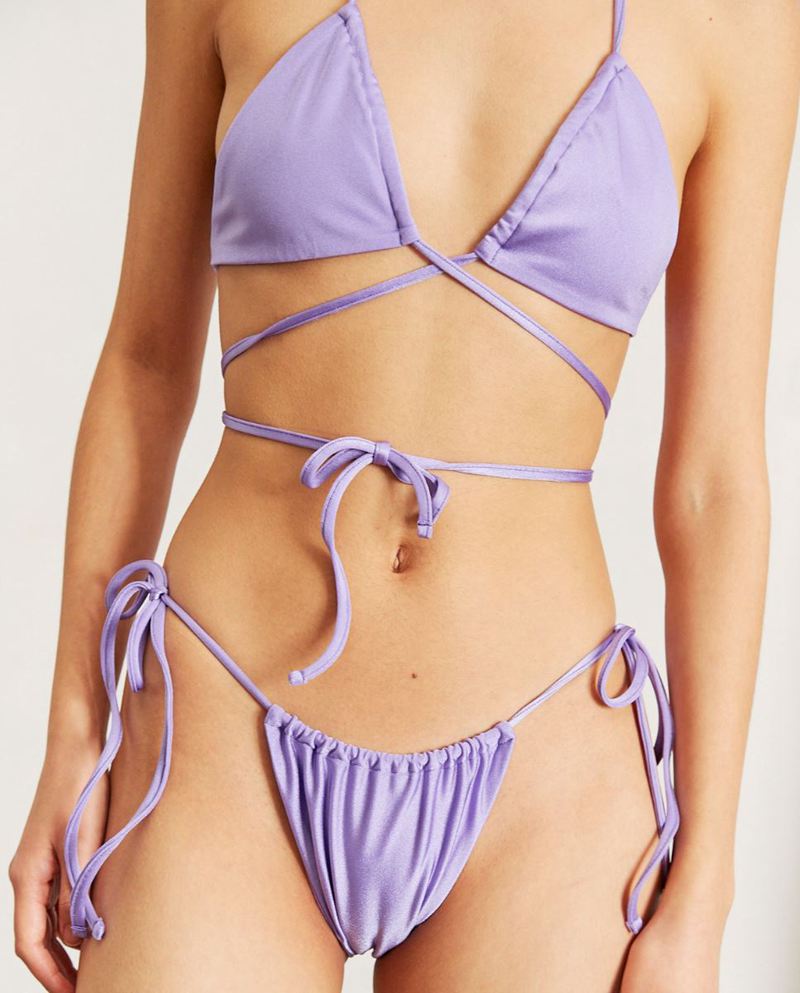 Maillots De Bain Alohas Cali Glim Violette Femme | TPG-40853725