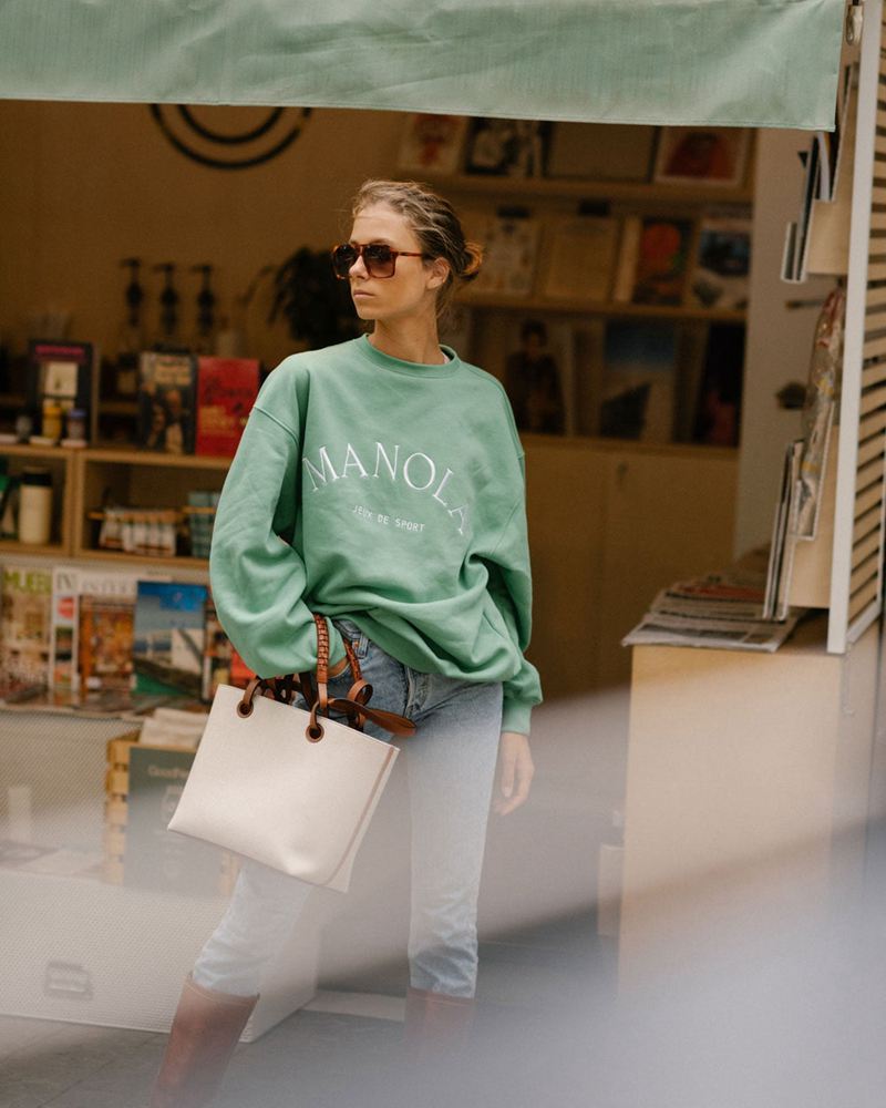 Vêtements De Sport Alohas Iconica Sweatshirt Vert Femme | MOX-04507774