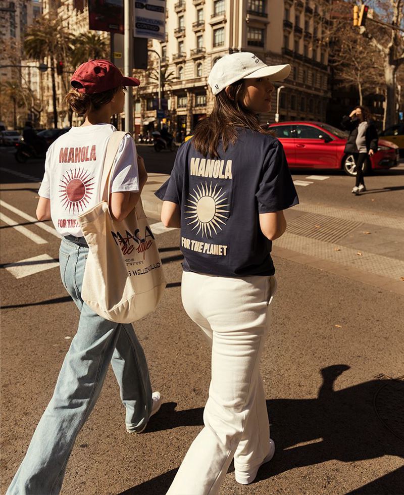 Vêtements De Sport Alohas For The Planet T-Shirt Bleu Marine Femme | TOI-72103471