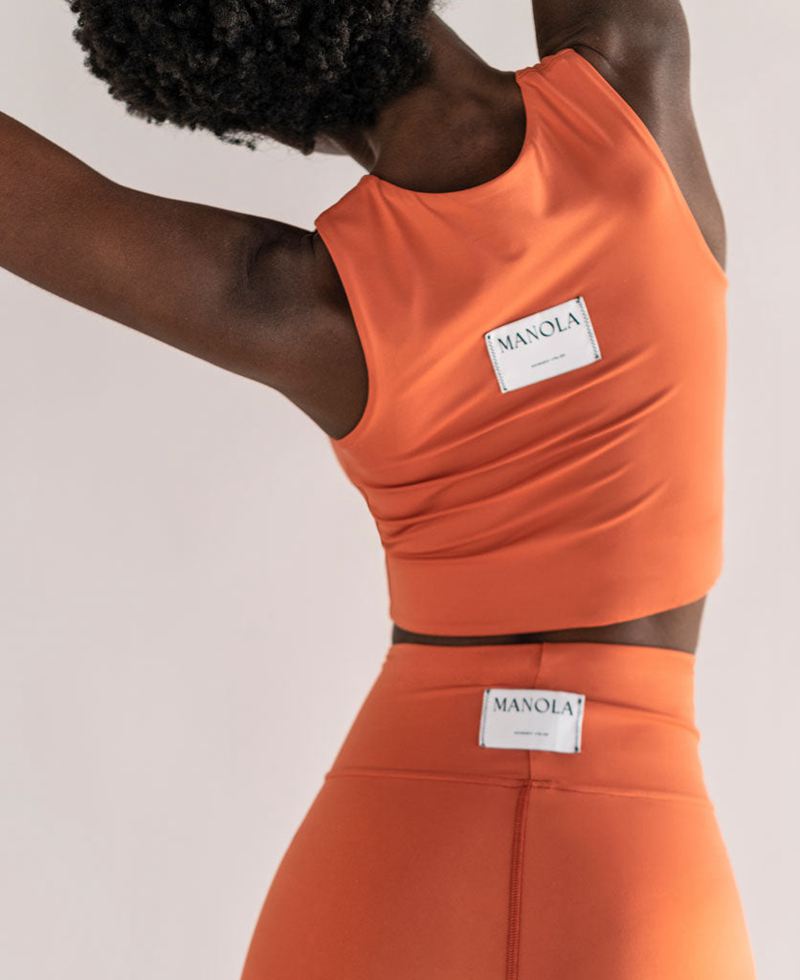 Vêtements De Sport Alohas Core Top Orange Femme | SUM-04142924