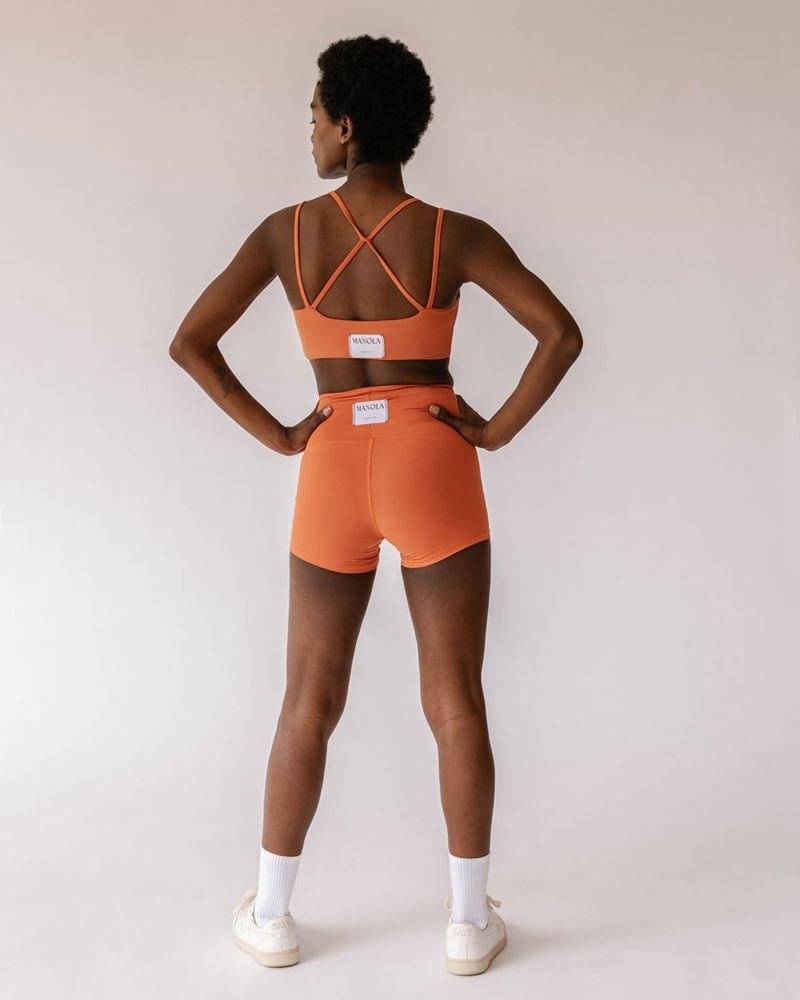 Vêtements De Sport Alohas Core Petit Corta Orange Femme | FWY-29654651