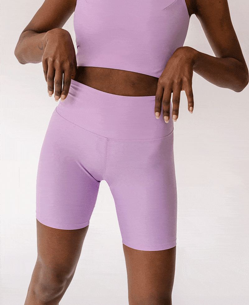 Shorts Alohas Core Cycling Violette Femme | NMY-41558965