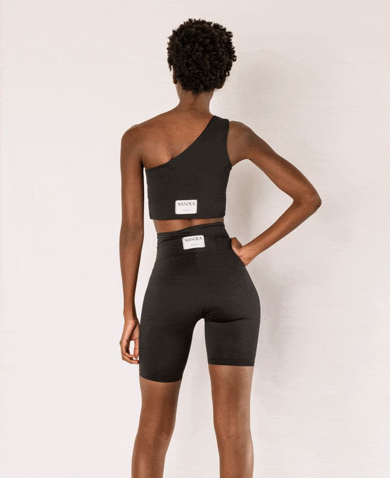 Shorts Alohas Core Cycling Noir Femme | HBD-06589793