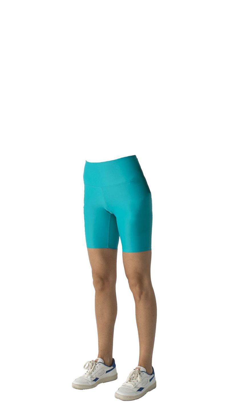 Shorts Alohas Core Cycling Turquoise Femme | BZV-11336574