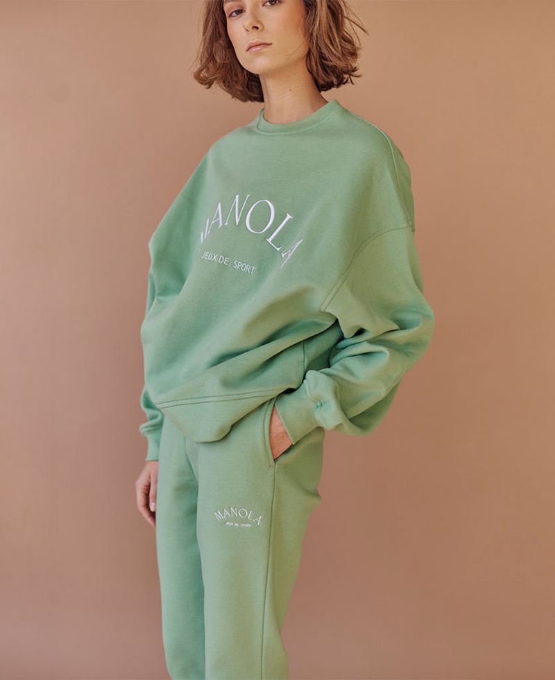 Pantalon Alohas Iconic Sweat Vert Femme | EAZ-35836919