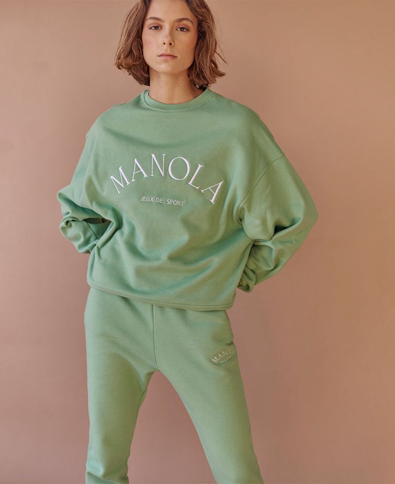 Pantalon Alohas Iconic Sweat Vert Femme | EAZ-35836919