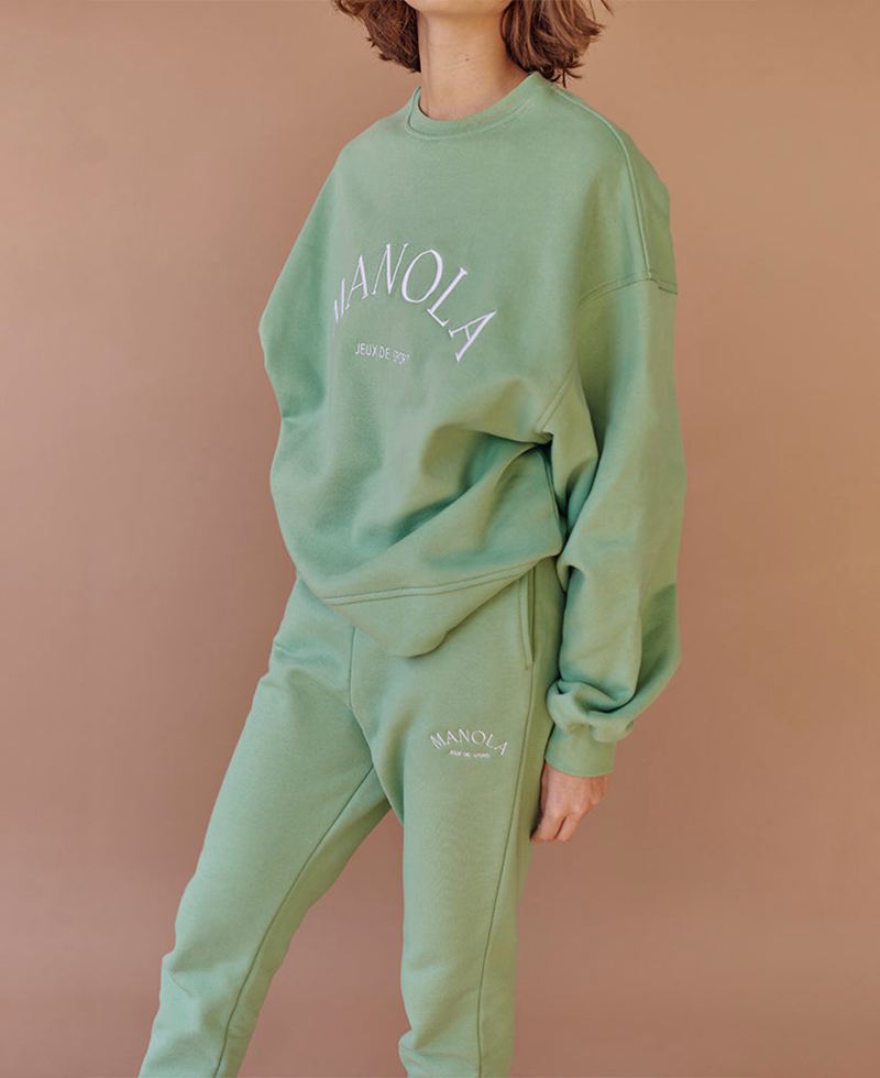 Pantalon Alohas Iconic Sweat Vert Femme | EAZ-35836919