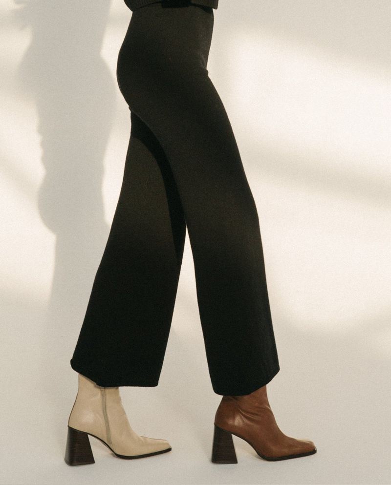 Pantalon Alohas Easy Fall Noir Femme | HVY-31149870