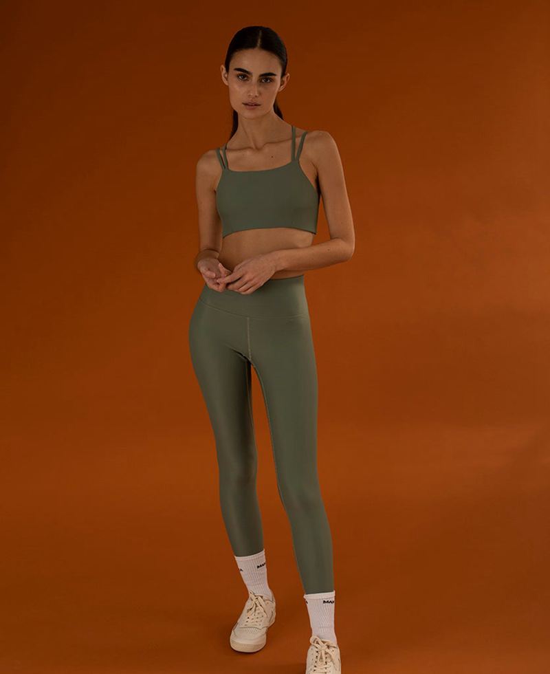 Pantalon Alohas Core Legging Vert Femme | RXJ-59991558