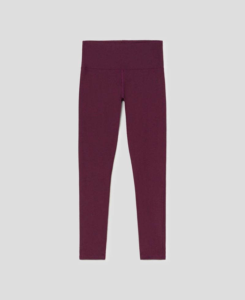 Pantalon Alohas Core Legging Bordeaux Femme | XUX-26650679