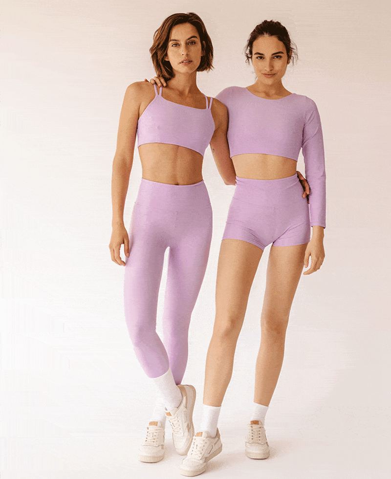 Pantalon Alohas Core Legging Violette Femme | IIQ-21114816