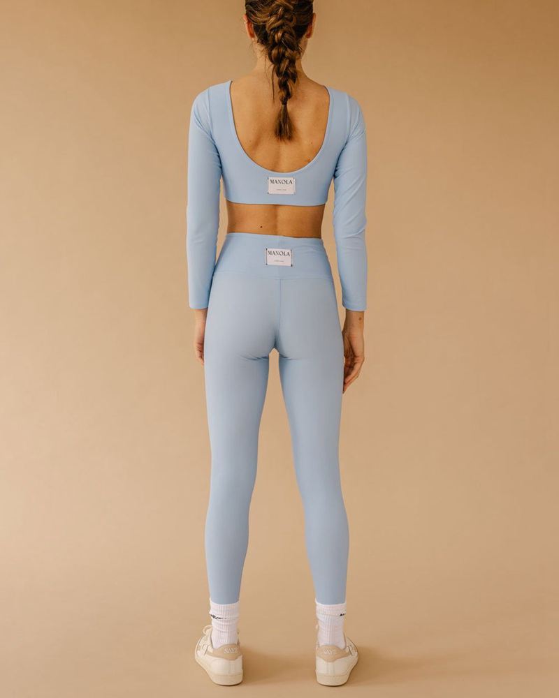 Pantalon Alohas Core Legging Bleu Clair Femme | OSG-03320063