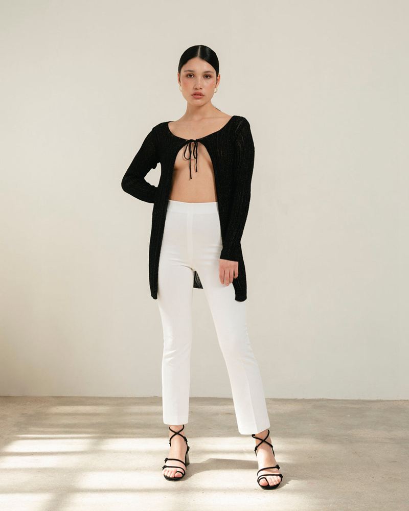 Cardigan Alohas Witty Noir Femme | DOL-08365835