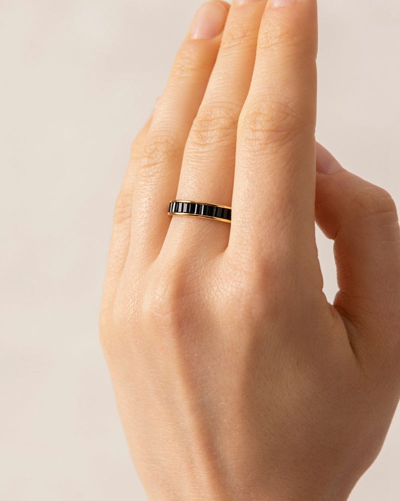 Bague Alohas Lucuma Noir Femme | YAV-17283822