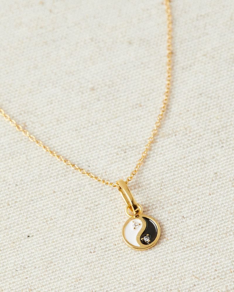 Collier Alohas Ying Yang Doré Femme | BNU-28081617