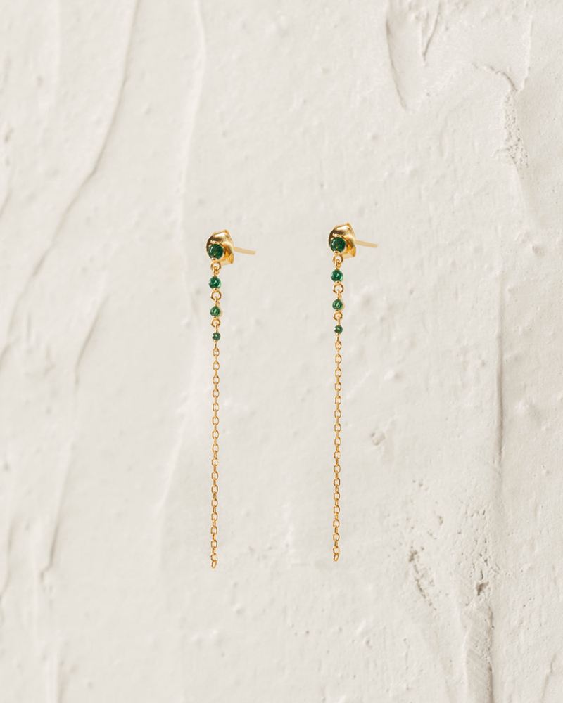 Boucle d'oreille Alohas Guama Vert Femme | WWL-93961117