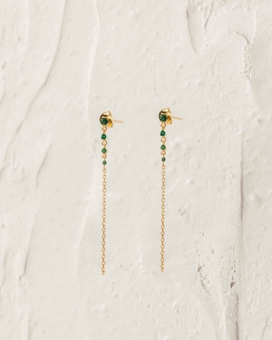 Boucle d'oreille Alohas Guama Vert Femme | WWL-93961117