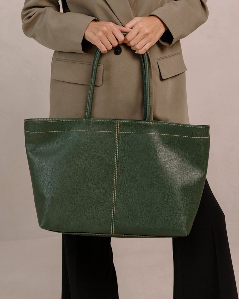 Sacs Alohas The F Cuir Vert Femme | LTT-04925386