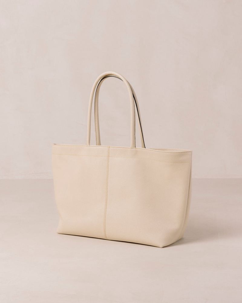 Sacs Alohas The F Cuir Blanche Femme | LKT-51034733