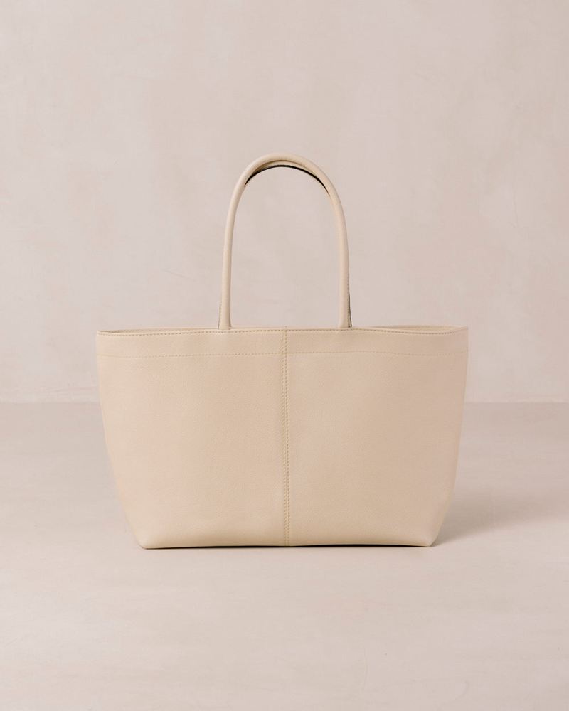 Sacs Alohas The F Cuir Blanche Femme | LKT-51034733