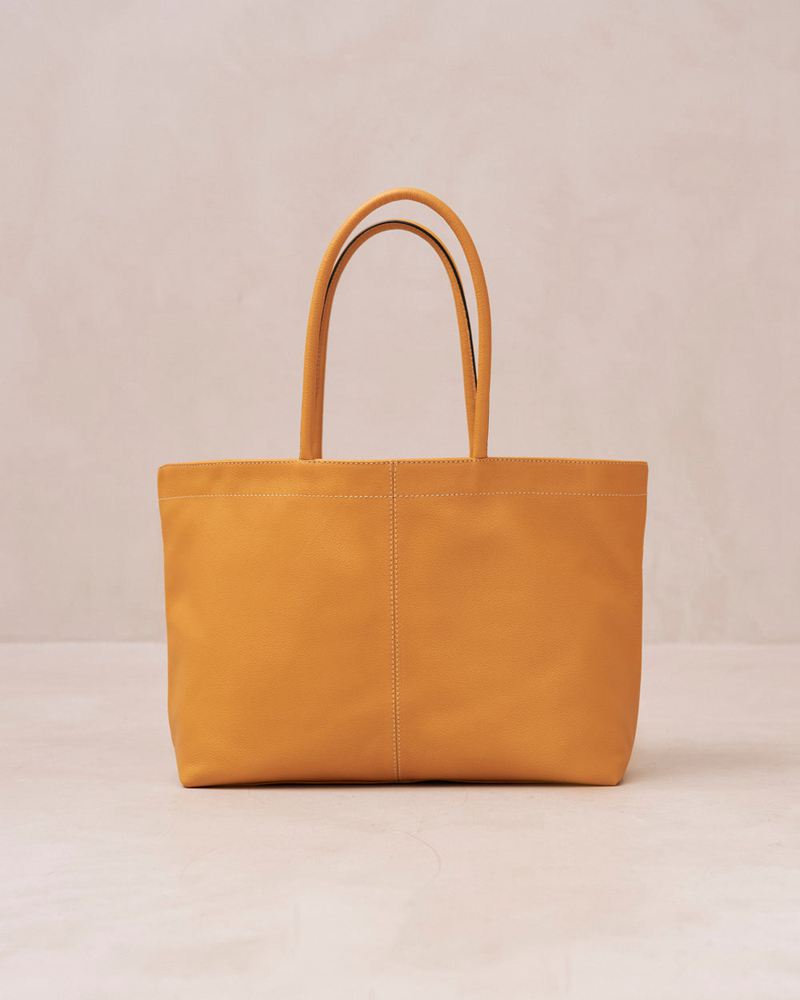 Sacs Alohas The F Cuir Jaune Femme | IYA-05380977